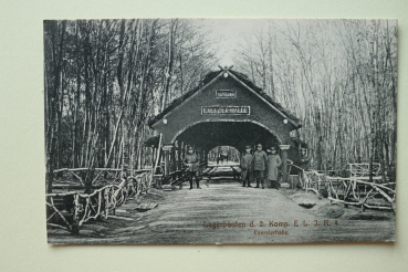 Postcard PC Herxheim 1916 military camp Town architecture Rheinland Pfalz